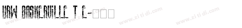 URW Baskerville T E字体转换